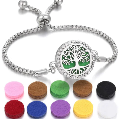 New Kaleidoscope Aromatherapy Bracelet Perfume Essential Oil Diffuser Locket Bracelet Charms Women Aroma Diffuser Jewelry